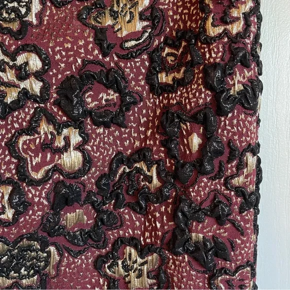 NWT MIU MIU Rare 2018 Runway Gonna Lurex Metallic Dress Bordeaux - EU38 (US8) - Picture 10 of 15